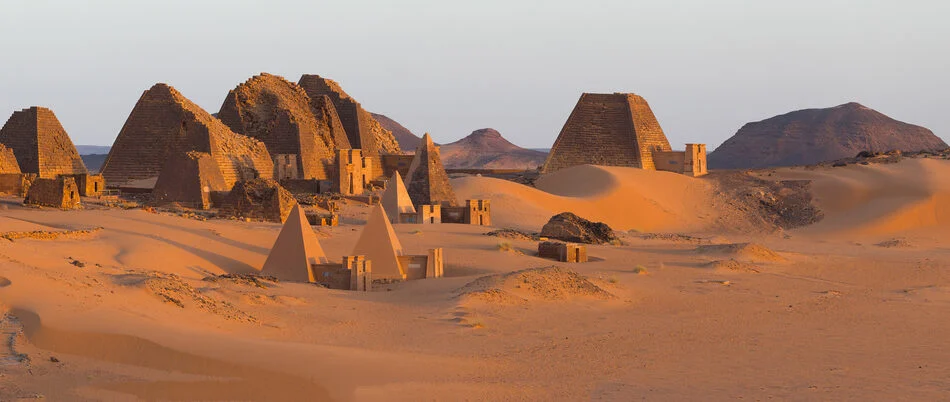 Bajrawiya Pyramids in Sudan Bajrawiya Pyramids in Sudan
